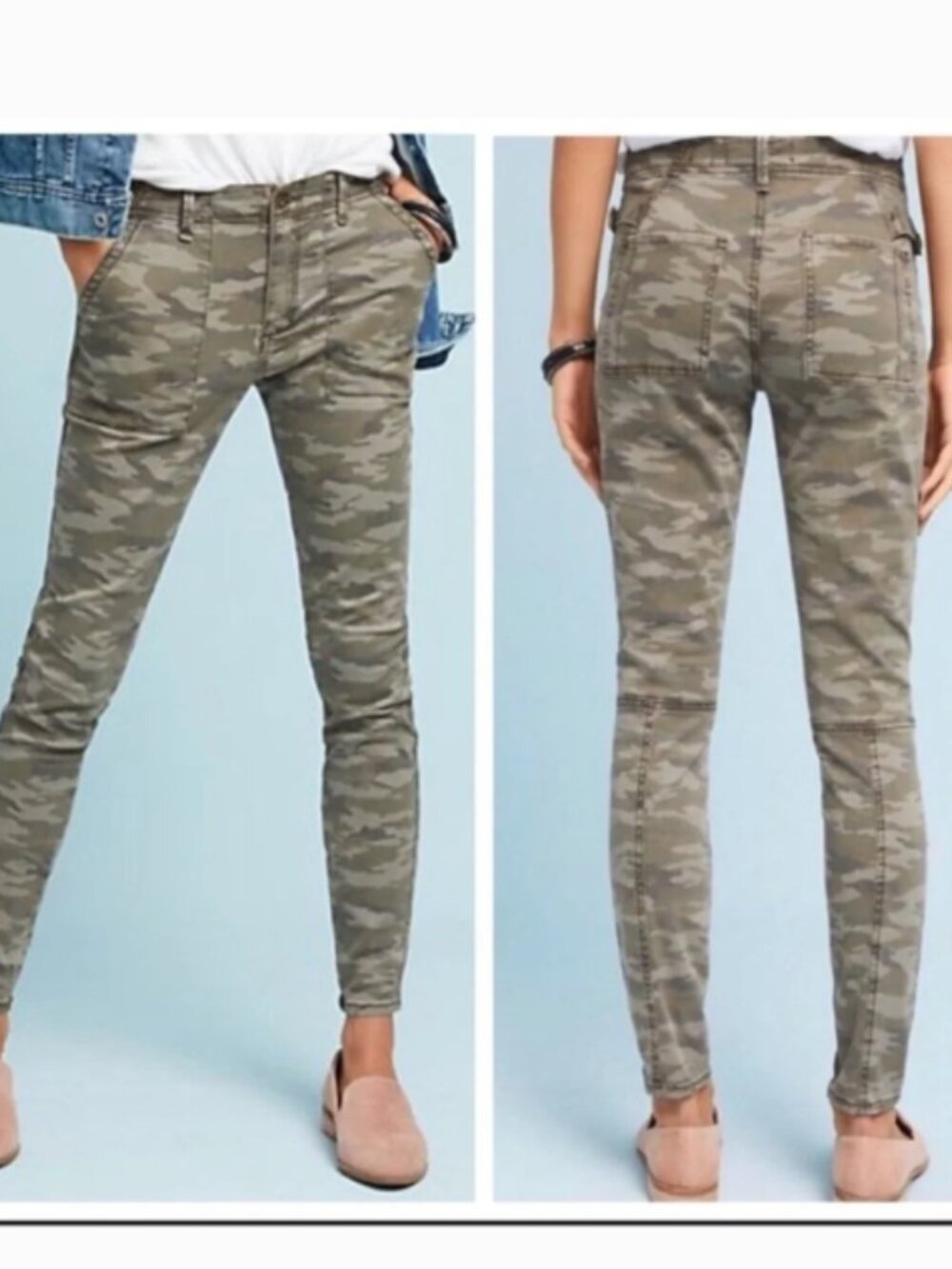 Anthropoligie brand HEI Camouflage Jean size 30